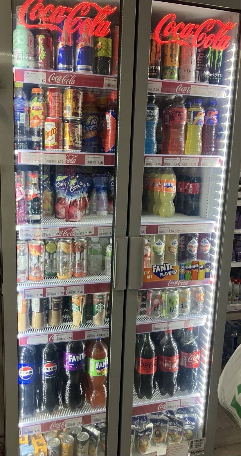 Boissons fraîches et sodas